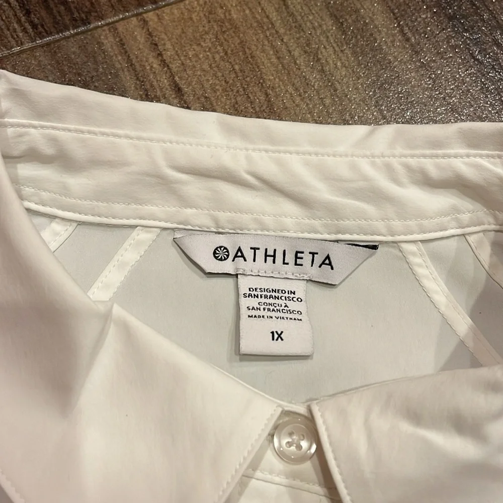 Athleta Poplin Blouse - Picture 6 of 8